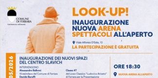 Look up! ferrara, nasce il polo della creatività: inaugurazione con 100 musicisti che suonano all’unisono per dare il benvenuto ai nuovi spazi riqualificati