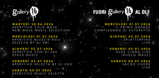 Prossimi eventi Gallery16 e Fuori Gallery al DLF