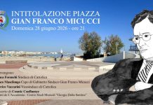 Piazza del Tramonto intitolata a “Gian Franco Micucci”