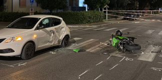 Grave incidente stradale tra le via Tito Maccio Plauto e Veneto (FOTO)