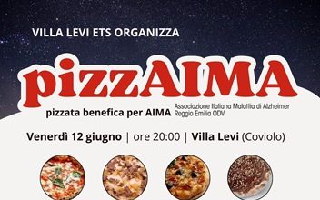 Venerdì 12 giugno a Villa Levi: “PizzAIMA”