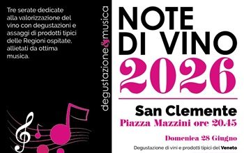 “Note di Vino” a San Clemente: domenica 5 luglio è di scena il Lazio