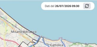 Bomba d’acqua su Cattolica