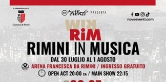 Quarta edizione di “RIM Rimini in Musica”, dal 30 luglio al 1° agosto all’Arena Francesca da Rimini