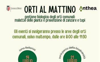 Parte “Orti al mattino”: a Rimini lezioni a cielo aperto per prendersi cura del verde, dell’ambiente e della salute