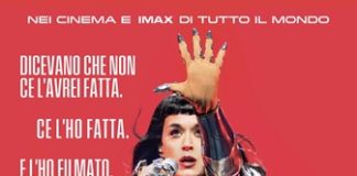 Katy Perry nei cinema dell’Emilia Romagna con il suo “THE LIFETIMES TOUR – LIVE FROM PARIS” dal 2 al 5 settembre