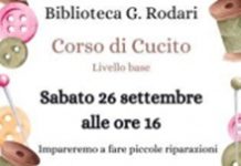 Torna il corso di cucito – livello base – per un pomeriggio in compagnia