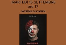 “Lacrime di clown”: in sala Agnelli il romanzo noir di Ivan Zanella