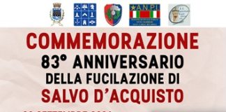 Finale Emilia commemora Salvo D’Acquisto