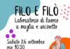 Filo e Filò: alla Bassani torna l’atelier di maglia ai ferri e uncinetto