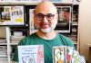 Cesare Camorani firma la copertina del nuovo libro dello storico Maurizio Balestra