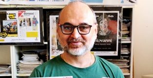 Cesare Camorani firma la copertina del nuovo libro dello storico Maurizio Balestra