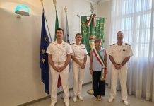 La sindaca Daniela Angelini accoglie in Municipio la nuova comandante della Capitaneria di Porto Ilaria Toraldo