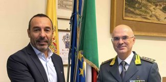 Il presidente della Provincia Fadda ha incontrato il nuovo comandante della Guardia di Finanza De Vita