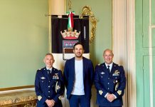 Il Sindaco Enzo Lattuca riceve in Comune i vertici del 15esimo Stormo dell’Aeronautica Militare di Cervia (FOTO)