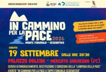 ‘In cammino per la pace’, a Mercato Saraceno la serata conclusiva del percorso che dal Fumaiolo è approdato a Cesenatico (FOTO)