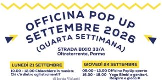 Martedì 22 settembre, “Nuova stagione e nuovi noi” all’Officina Pop Up