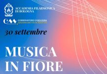 Domani mercoledì 30 settembre riprende “Musica in fiore” all’Accademia Filarmonica di Bologna