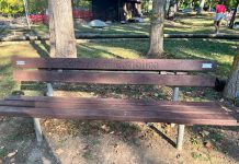Parco della Pace, in corso nuovi interventi: riqualificazione panchine e posa di uno dei nuovi giochi – Aggiornamento sullo stato dei lavori