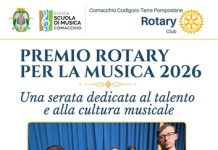 Premio Rotary per la Musica 2026, venerdì 25 settembre a Comacchio