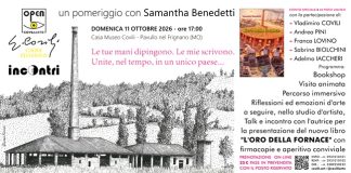 “Incontri”: evento speciale – “un pomeriggio con Samantha Benedetti” l’11 ottobre a Pavullo nel Frignano (MO)