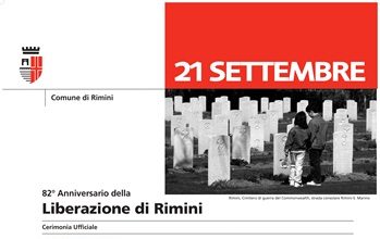 Al via martedì 15 settembre il calendario di iniziative per l’82° anniversario della Liberazione di Rimini