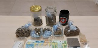 Contrasto allo spaccio, arrestato un 34enne trovato in possesso di oltre 400 grammi di stupefacente