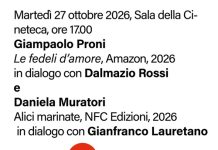 Doppio appuntamento per ‘Libri da queste parti’ martedì 27 ottobre: Giampaolo Proni presenta “Le fedeli d’amore” e Daniela Muratori presenta “Alici marinate”