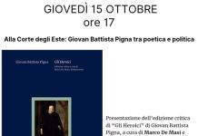 “Gli Heroici”: all’Ariostea si parla di Giovan Battista Pigna, tra poetica e politica alla Corte degli Este