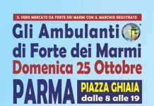 L’originale Consorzio de Gli Ambulanti di Forte dei Marmi® a PARMA domenica 25 ottobre 2026
