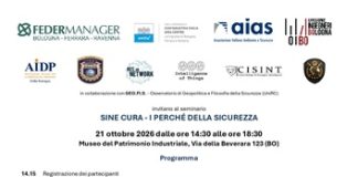 Convegno “Sine cura – I perché della sicurezza” – Bologna, 21 ottobre 2026