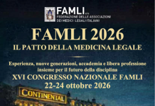Medicina legale, in corso il Congresso nazionale FAMLI: disabilità, colpa grave e sicurezza sul lavoro i temi al centro del confronto