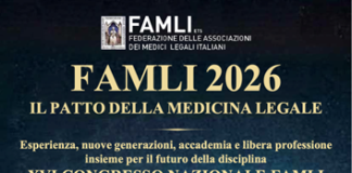 Medicina legale, in corso il Congresso nazionale FAMLI: disabilità, colpa grave e sicurezza sul lavoro i temi al centro del confronto
