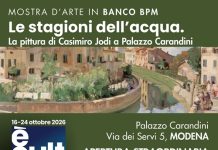 “Le stagioni dell’acqua” La pittura di Casimiro Jodi a Palazzo Carandini per “È cultura!”