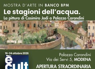 “Le stagioni dell’acqua” La pittura di Casimiro Jodi a Palazzo Carandini per “È cultura!”