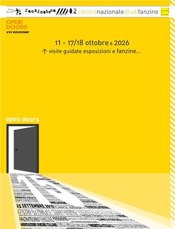 La Fanzinoteca d’Italia 0.2 fra cultura e volontariato apre le porte con gli ‘Open Doors’!