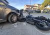 Incidente tra un’auto e una moto in via Cervese: un ferito trasportato in ospedale(FOTO)