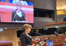 La sindaca di Riccione Daniela Angelini è intervenuta al Consiglio d’Europa