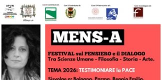 Festival MENS-A / Testimoniare la Pace: sabato 3 ottobre, alle ore 10.30, chiesa dell’Addolorata in via Piero Maroncelli 1
