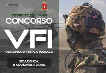Aperto il bando per diventare Volontario in ferma iniziale dell’Esercito