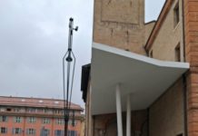 Torre dell’orologio del palazzo del Ridotto, proseguono le indagini per il restauro e la messa in sicurezza (FOTO)