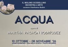 Sabato 10 ottobre inaugura “ACQUA” al Mulino Scodellino