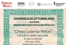 Il madrigale torna protagonista: il 25 ottobre a Ferrara il progetto di ricerca del Conservatorio Frescobaldi